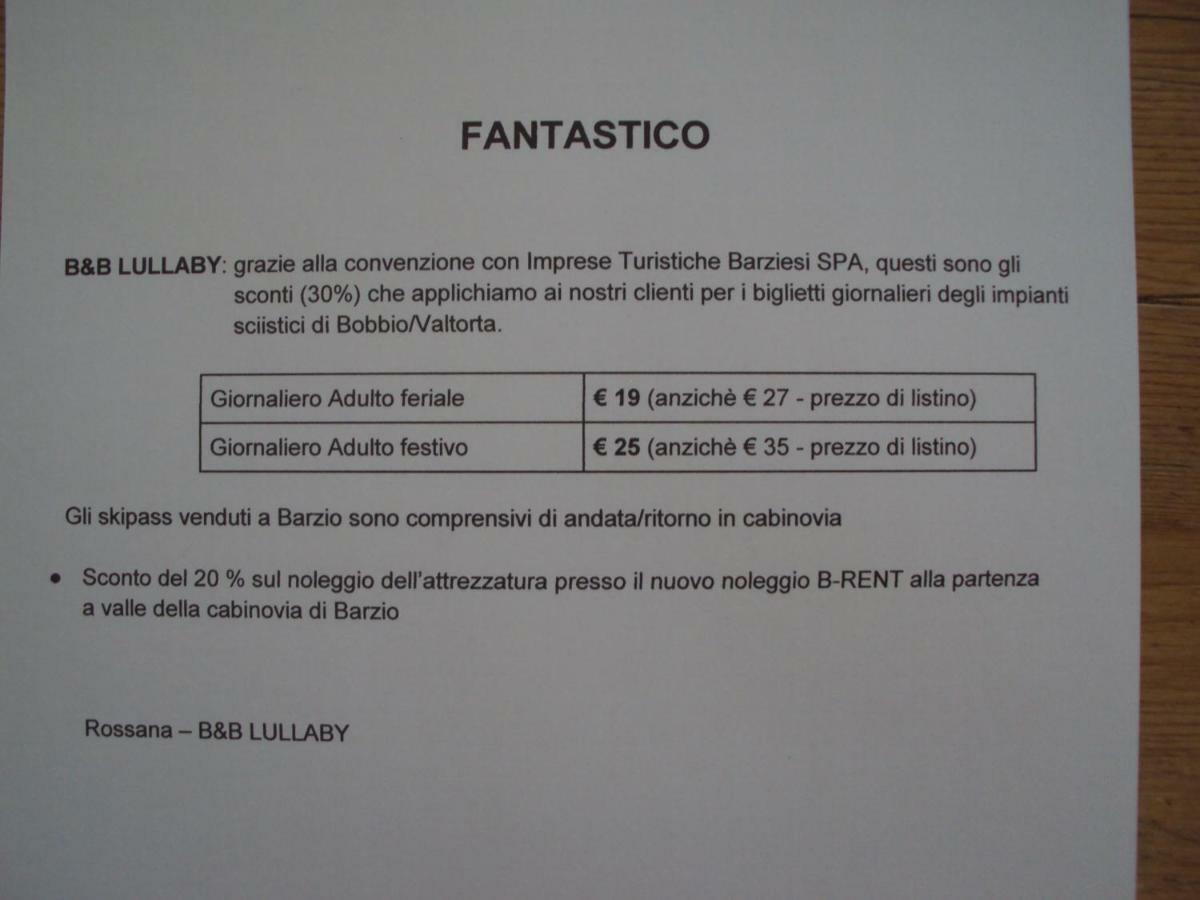 Lullaby B&B Ballabio Zewnętrze zdjęcie
